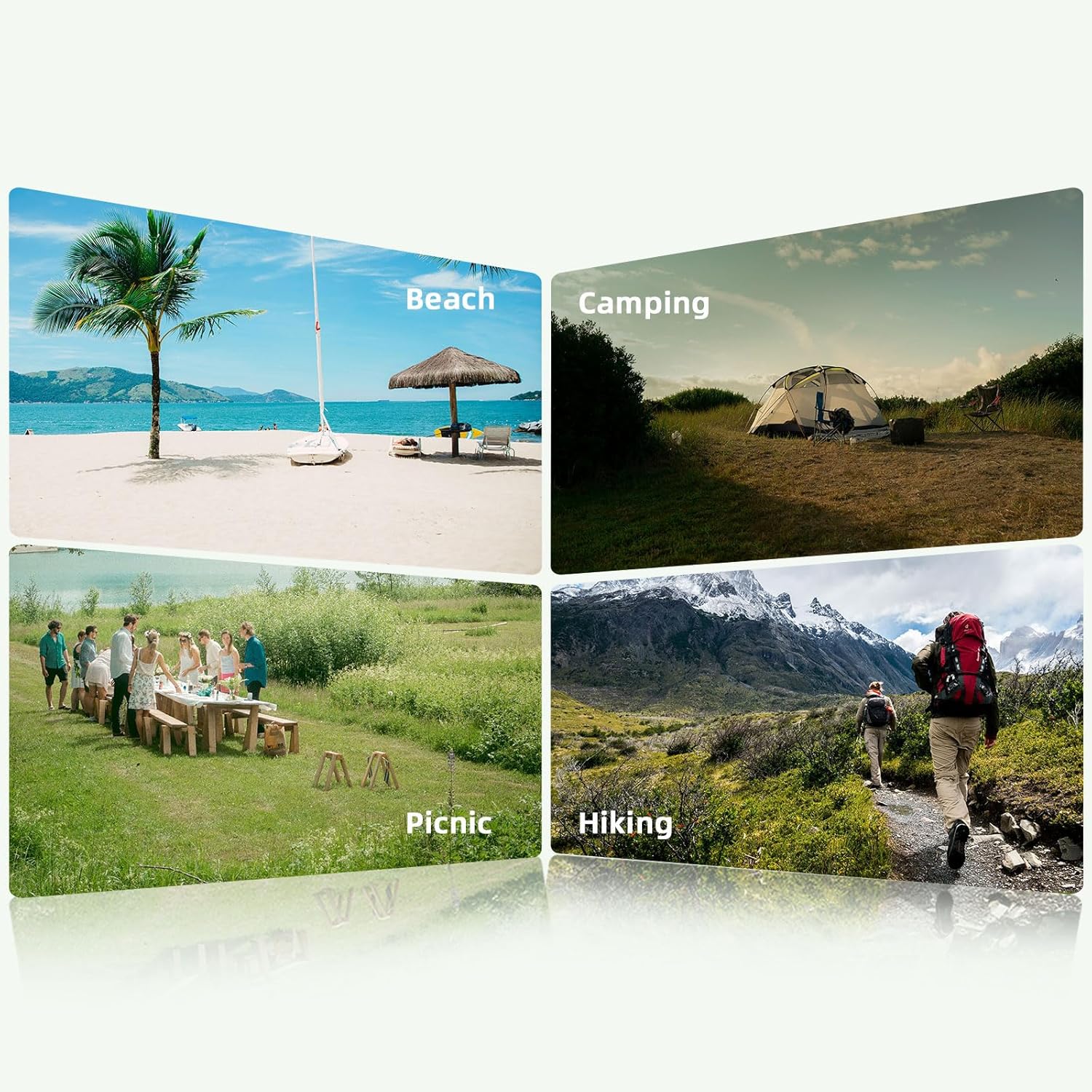 ROCK CLOUD Portable Camping Chair Ultralight Folding Chairs and Trekking Pole 2 in 1 for Outdoor Camp Hiking Backpacking Lawn Beach Sports - Image 8