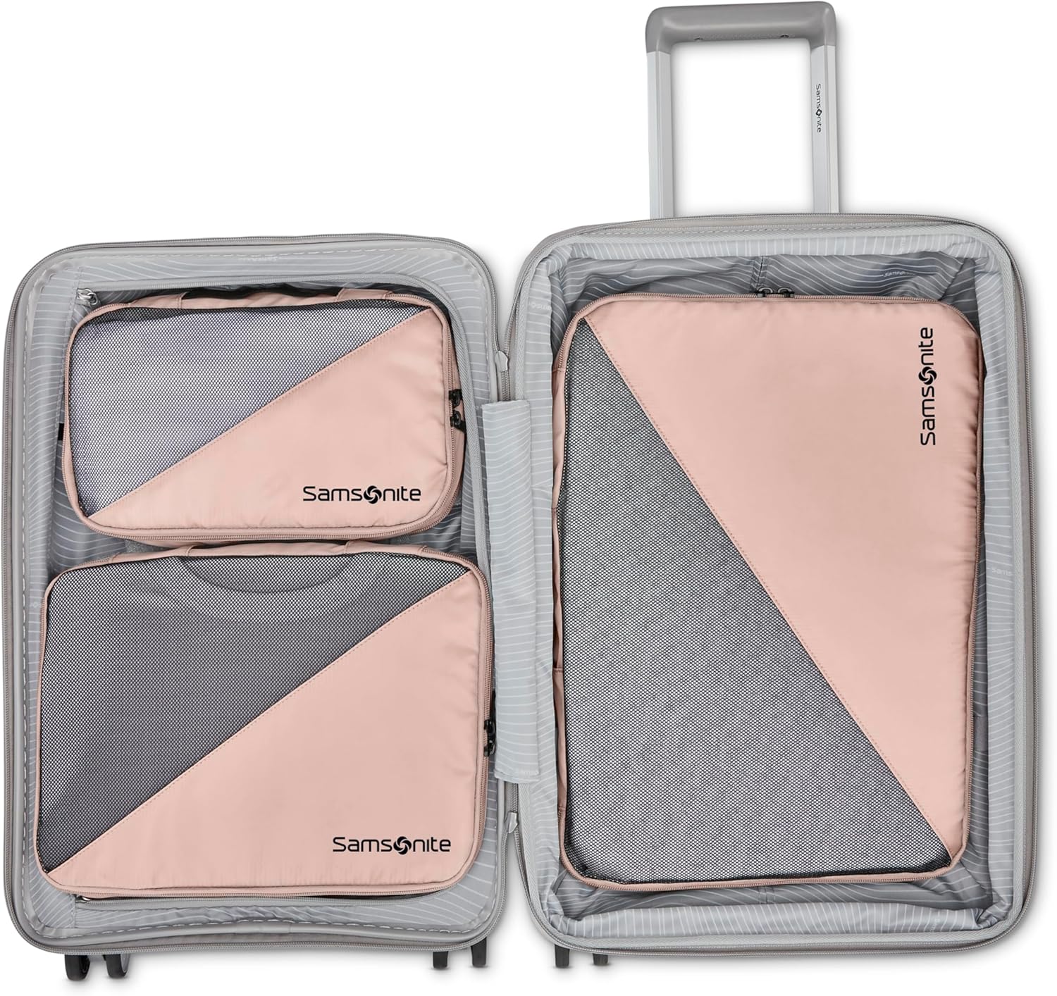3-Piece Compression Packing Cube Set, Dusty Rose - Image 3