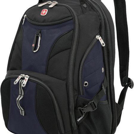 SwissGear 1900 Scansmart TSA 17 Laptop Backpack, Blue/Black, 19-Inch